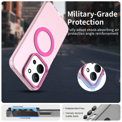 Custodia MagSafe per Xiaomi Poco C85 4G / Redmi 15C 5G / 15C 4G, Techsuit, CandyCase, Rosa