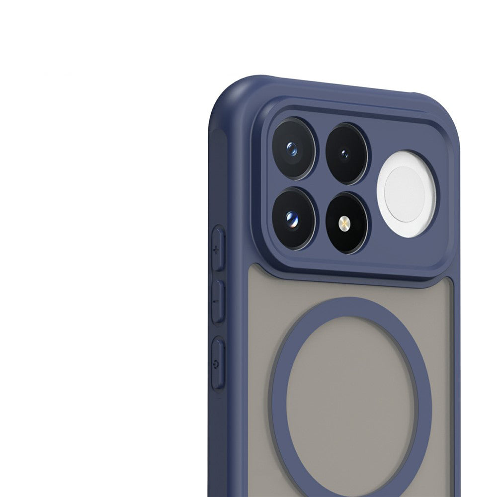 Cover MagSafe per Xiaomi Poco F9 Pro, Techsuit, HaloFrost II, blu navy