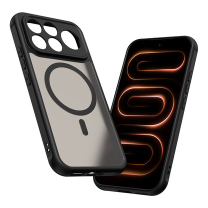 Cover MagSafe per Xiaomi Poco F9 Pro, Techsuit, HaloFrost II, nera