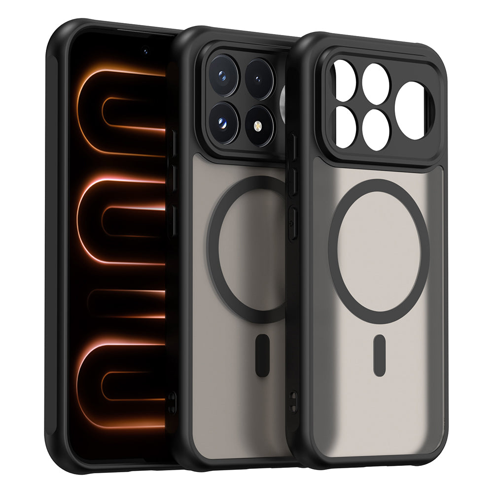 Cover MagSafe per Xiaomi Poco F9 Pro, Techsuit, HaloFrost II, nera