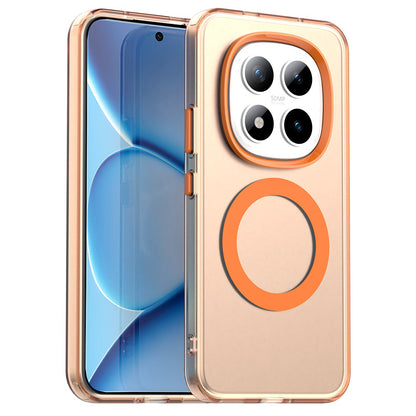 Custodia MagSafe per Xiaomi Poco M8 Pro / Redmi Note 15 Pro+ 5G, Techsuit, CandyCase, Arancione