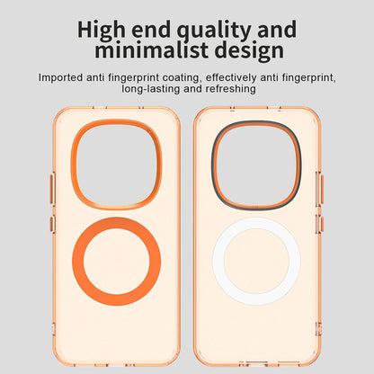 Custodia MagSafe per Xiaomi Poco M8 Pro / Redmi Note 15 Pro+ 5G, Techsuit, CandyCase, Arancione