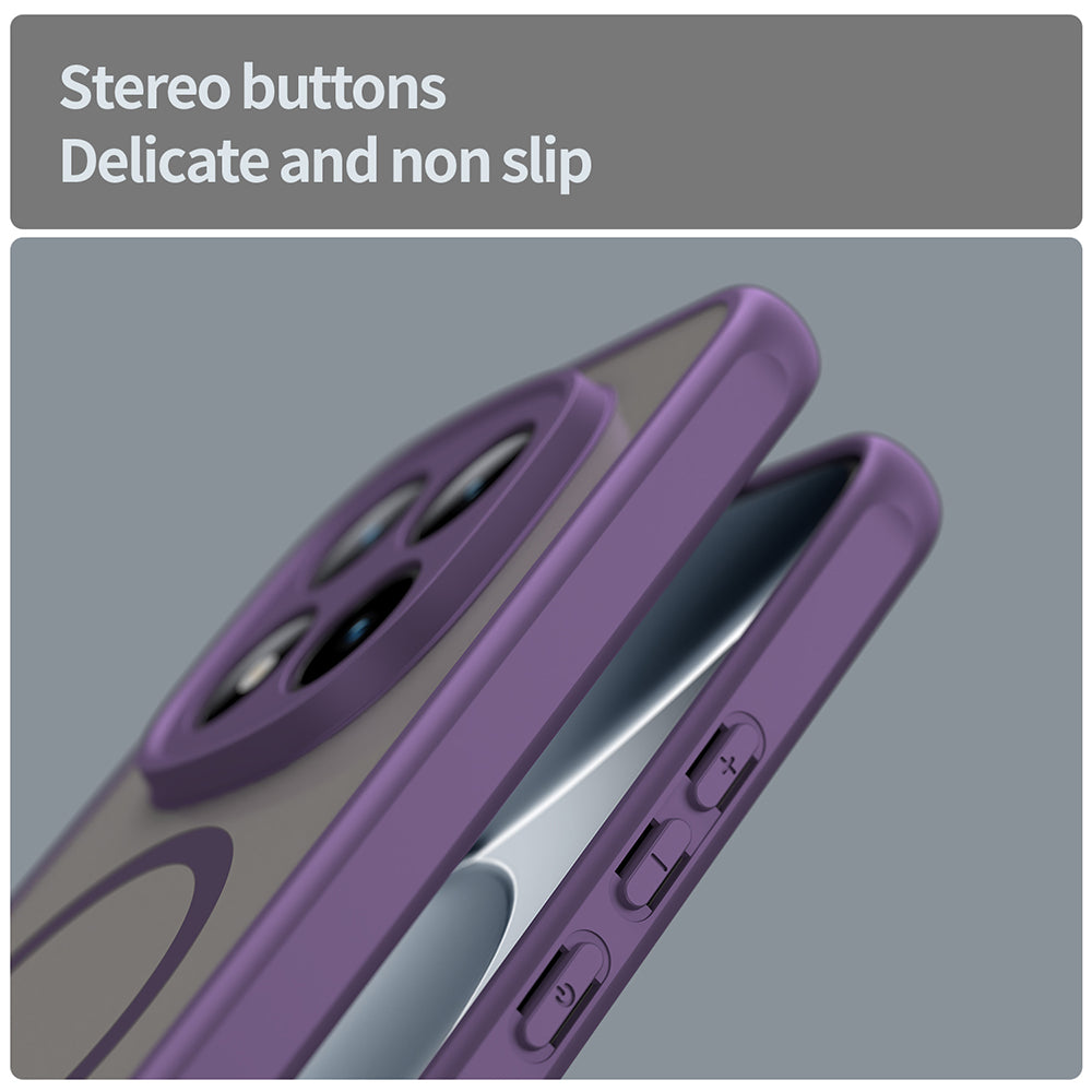 Custodia MagSafe per Xiaomi Poco M8 Pro / Redmi Note 15 Pro+ 5G, Techsuit, HaloFrost II, Viola