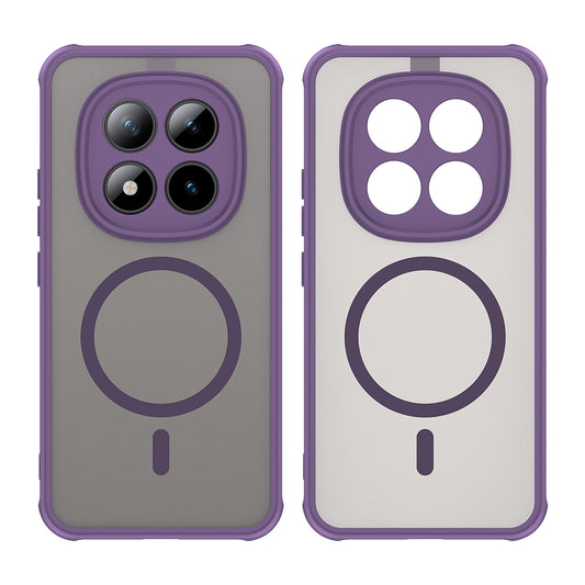 Custodia MagSafe per Xiaomi Poco M8 Pro / Redmi Note 15 Pro+ 5G, Techsuit, HaloFrost II, Viola