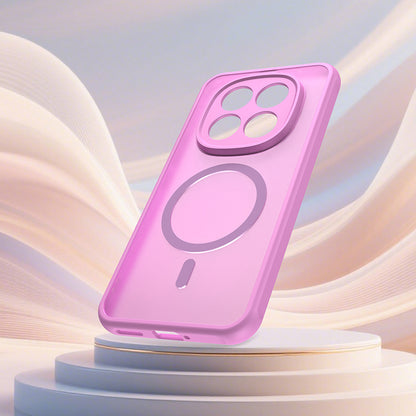 Custodia MagSafe per Xiaomi Poco M8 Pro / Redmi Note 15 Pro+ 5G, Techsuit, HaloFrost II, Rosa