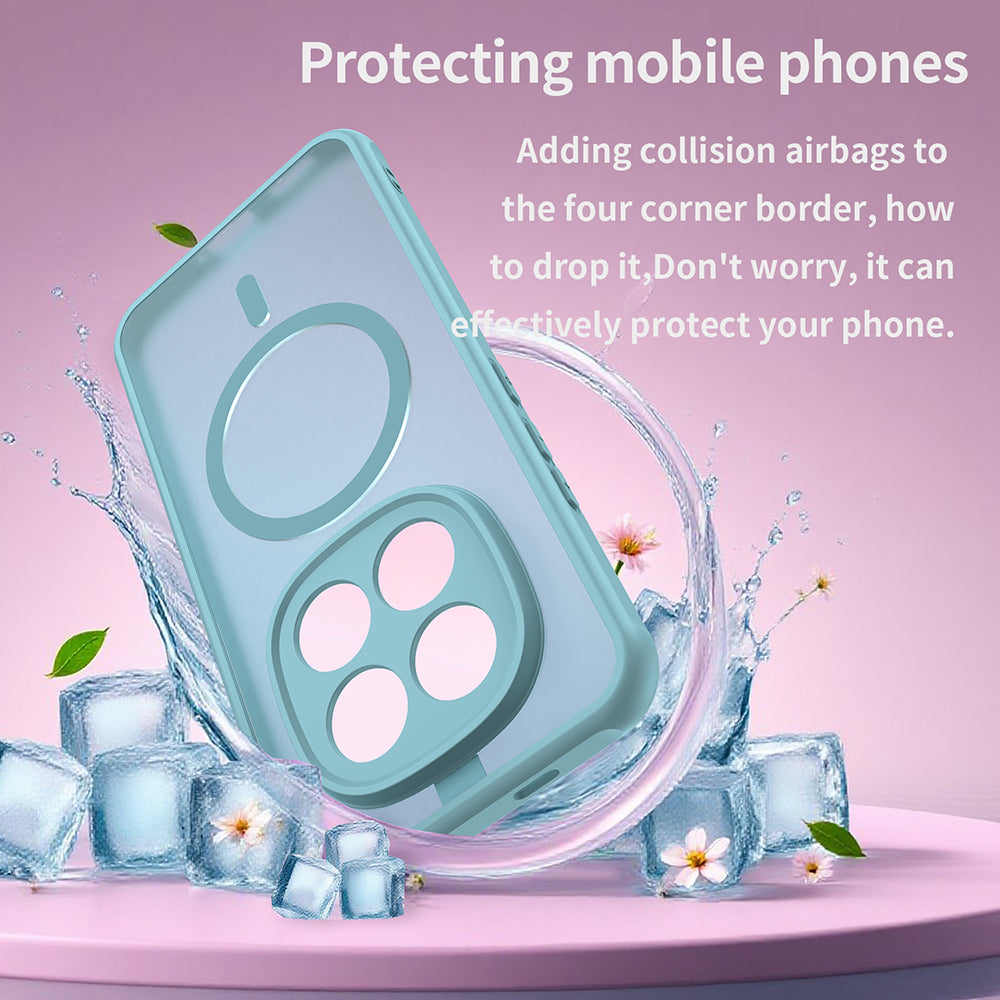 MagSafe Case for Xiaomi Poco M8 Pro / Redmi Note 15 Pro+ 5G, Techsuit, HaloFrost II, Light Green