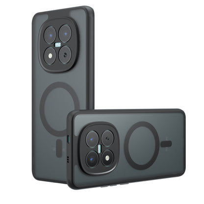 Custodia MagSafe per Xiaomi Poco M8 Pro / Redmi Note 15 Pro+ 5G, Techsuit, PureFrost, Nera Satinata