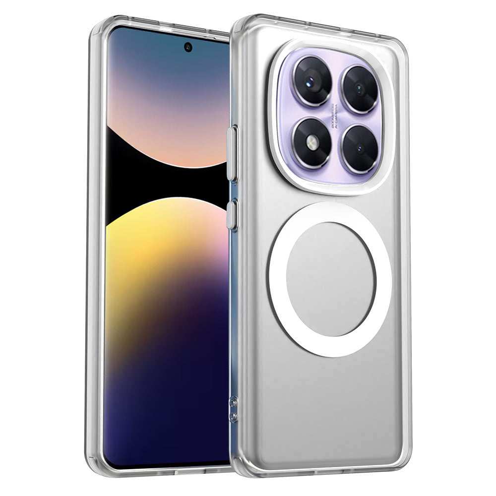 MagSafe Case for Xiaomi Poco X7 / Redmi Note 14 Pro 5G, Techsuit, CandyCase, White