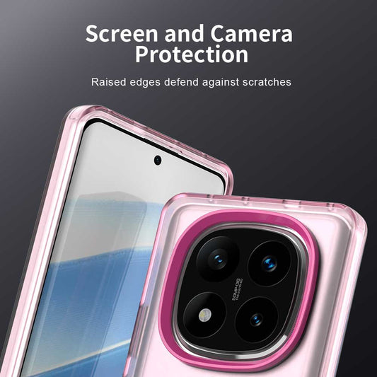 Custodia MagSafe per Xiaomi Poco X7 / Redmi Note 14 Pro 5G, Techsuit, CandyCase, Rosa