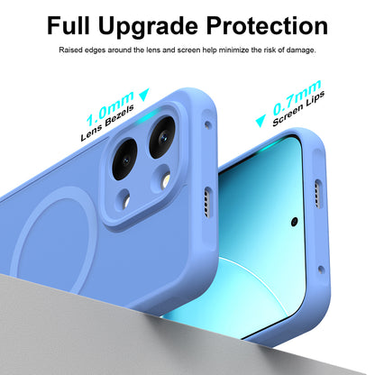 MagSafe Case for Xiaomi Poco X8 Pro Max, Techsuit, HaloFrost II, Blue