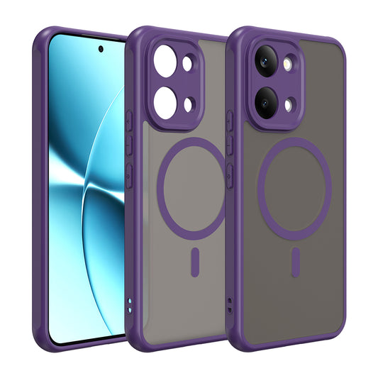Custodia MagSafe per Xiaomi Poco X8 Pro Max, Techsuit, HaloFrost II, Viola