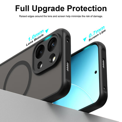 Custodia MagSafe per Xiaomi Poco X8 Pro Max, Techsuit, HaloFrost II, Nera