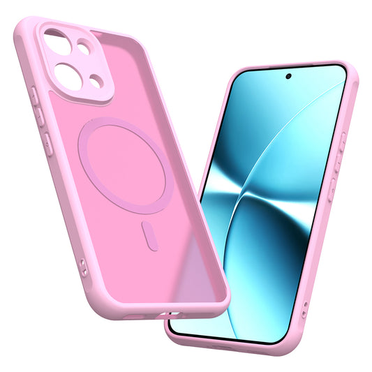 Custodia MagSafe per Xiaomi Poco X8 Pro Max, Techsuit, HaloFrost II, Rosa