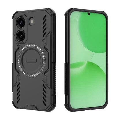 Custodia MagSafe per Xiaomi Poco X8 Pro, Techsuit, ArmorMag, Nera