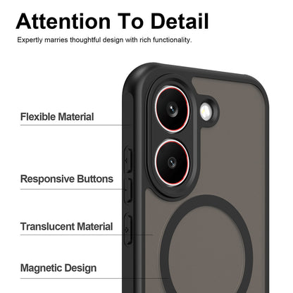 MagSafe Case for Xiaomi Poco X8 Pro, Techsuit, HaloFrost II, Purple