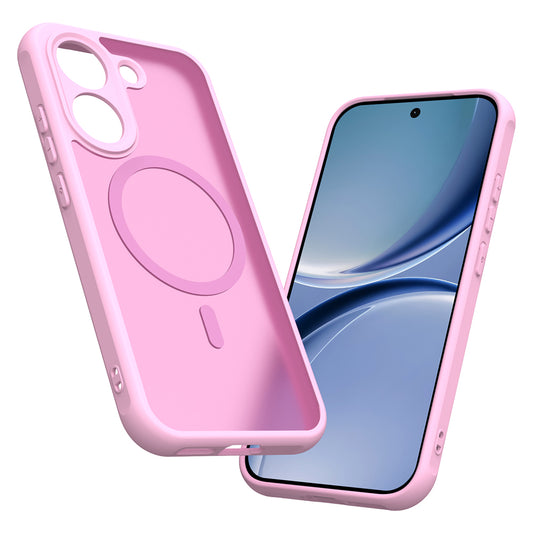 Custodia MagSafe per Xiaomi Poco X8 Pro, Techsuit, HaloFrost II, Rosa