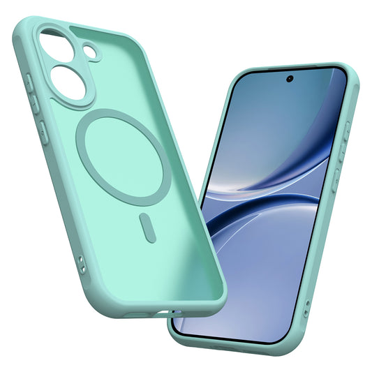 Custodia MagSafe per Xiaomi Poco X8 Pro, Techsuit, HaloFrost II, Verde Chiaro