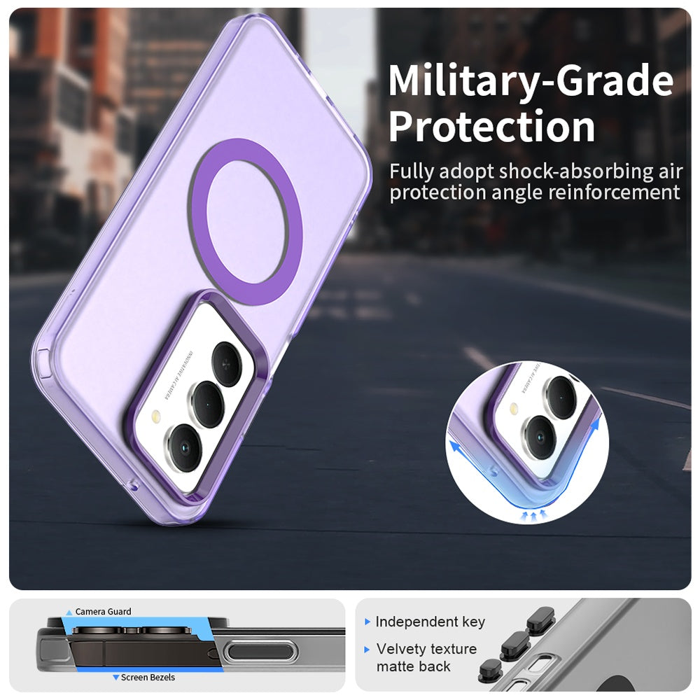 Custodia MagSafe per Xiaomi Redmi 15 5G / 15 4G, Techsuit, CandyCase, Viola