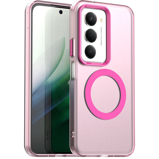 Custodia MagSafe per Xiaomi Redmi 15 5G / 15 4G, Techsuit, CandyCase, Rosa