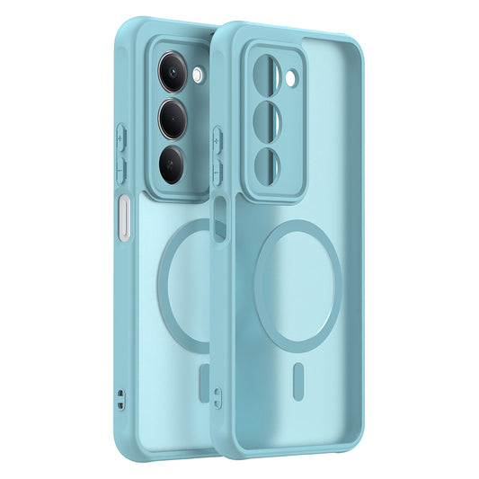 Custodia MagSafe per Xiaomi Redmi 15 5G / 15 4G, Techsuit, HaloFrost II, Verde Chiaro