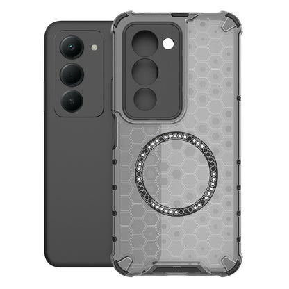 Custodia MagSafe per Xiaomi Redmi 15 5G / 15 4G, Techsuit, HoneyComb Shield, Nera