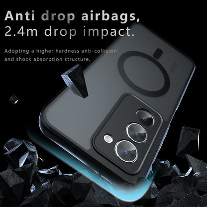 Custodia MagSafe per Xiaomi Redmi 15 5G / 15 4G, Techsuit, PureFrost, Nera Satinata