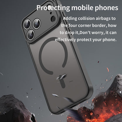 Custodia MagSafe per Xiaomi Redmi 15C 5G / 15C 4G, Techsuit, HaloFrost II, Blu Navy