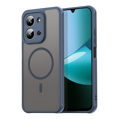 Custodia MagSafe per Xiaomi Redmi 15C 5G / 15C 4G, Techsuit, HaloFrost II, Blu Navy