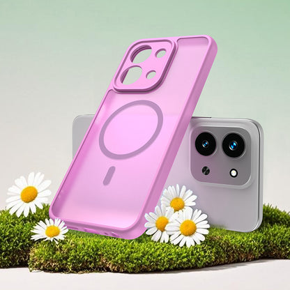 MagSafe Case for Xiaomi Redmi 15C 5G / 15C 4G, Techsuit, HaloFrost II, Pink