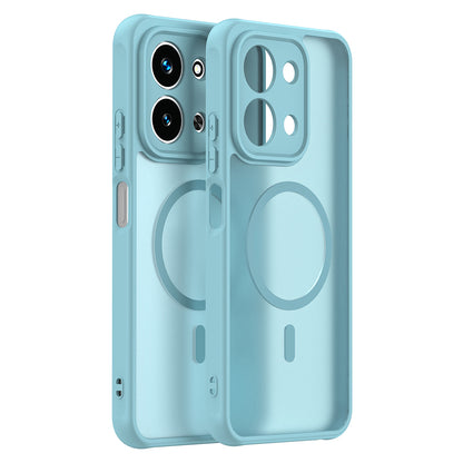 Custodia MagSafe per Xiaomi Redmi 15C 5G / 15C 4G, Techsuit, HaloFrost II, Verde Chiaro