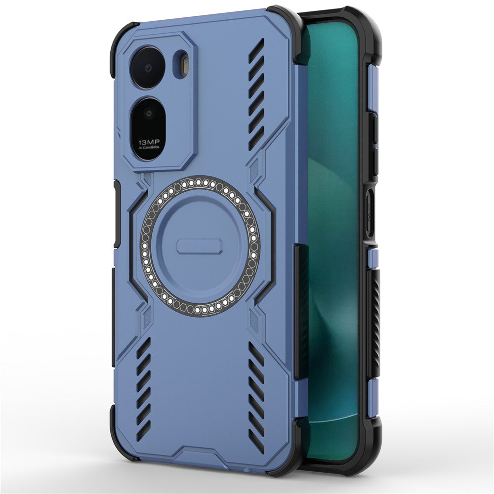 MagSafe Case for Xiaomi Redmi A7 Pro 4G, Techsuit, ArmorMag, Blue
