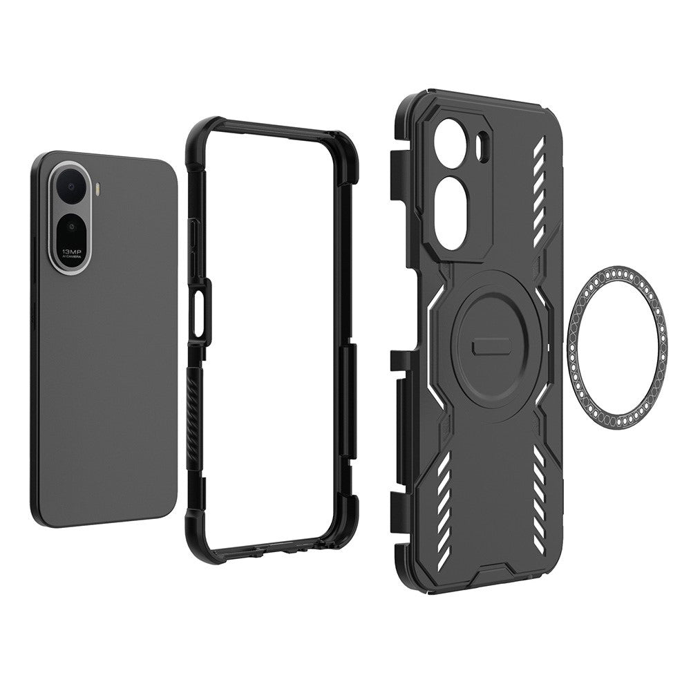 MagSafe Case for Xiaomi Redmi A7 Pro 4G, Techsuit, ArmorMag, Blue