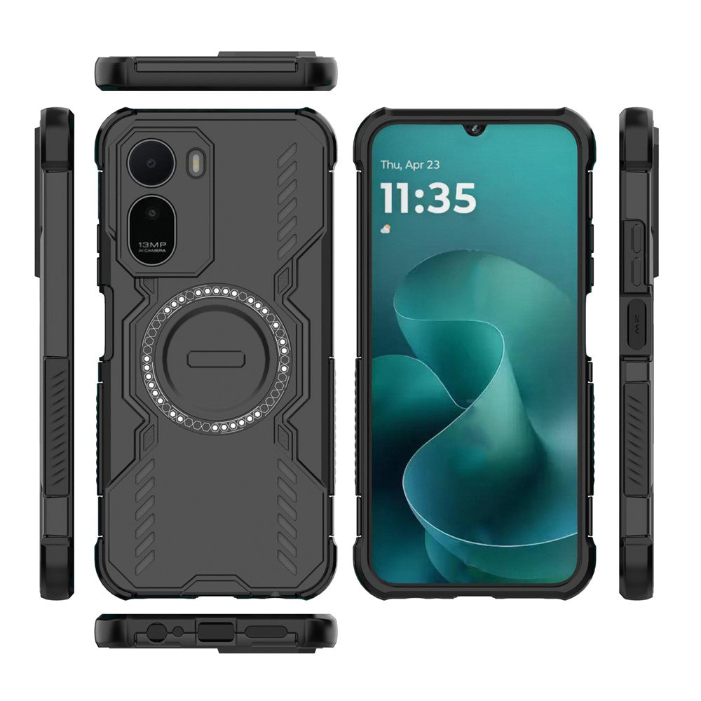 MagSafe Case for Xiaomi Redmi A7 Pro 4G, Techsuit, ArmorMag, Black