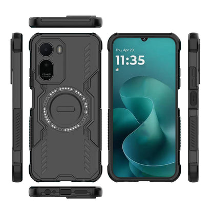 MagSafe Case for Xiaomi Redmi A7 Pro 4G, Techsuit, ArmorMag, Black