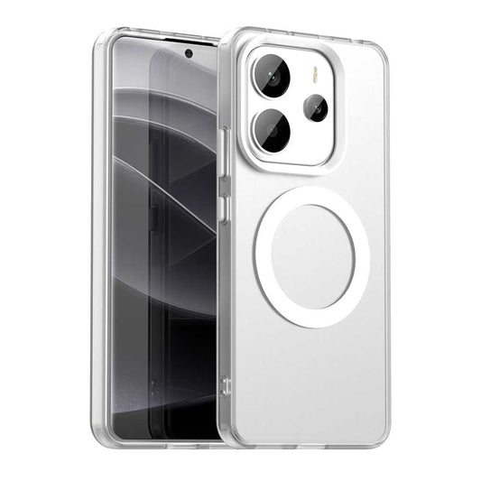 Custodia MagSafe per Xiaomi Redmi Note 14 4G (Regionale), Techsuit, CandyCase, Bianca