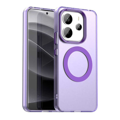 Custodia MagSafe per Xiaomi Redmi Note 14 4G (Regionale), Techsuit, CandyCase, Viola
