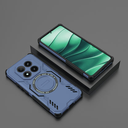 Custodia MagSafe per Xiaomi Redmi Note 14 Pro 4G, Techsuit, ArmorMag, Blu