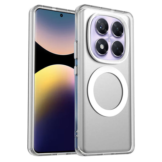 Custodia MagSafe per Xiaomi Redmi Note 14 Pro 4G, Techsuit, CandyCase, Bianca
