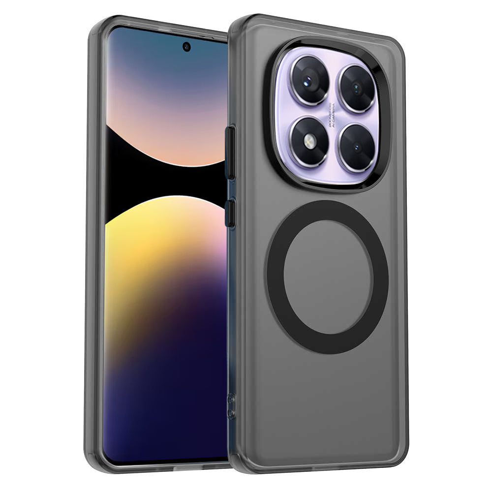 Custodia MagSafe per Xiaomi Redmi Note 14 Pro 4G, Techsuit, CandyCase, Nera