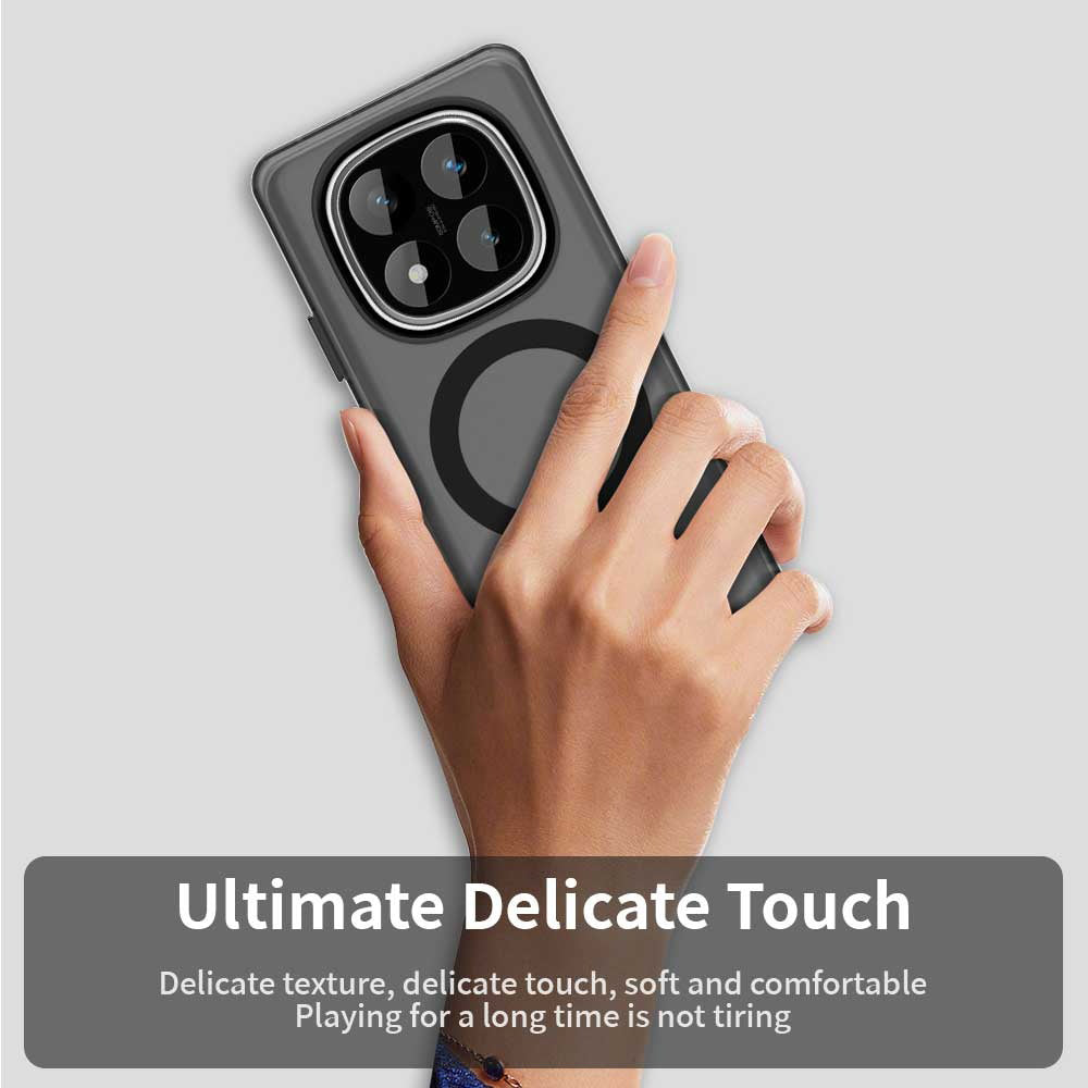 Custodia MagSafe per Xiaomi Redmi Note 14 Pro 4G, Techsuit, CandyCase, Nera