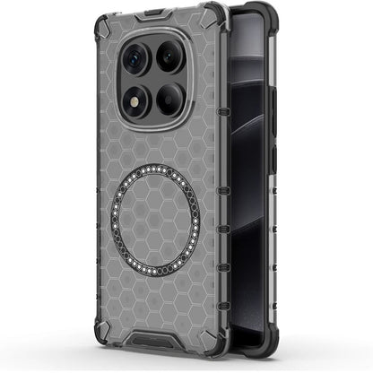 Custodia MagSafe per Xiaomi Redmi Note 14 Pro 4G, Techsuit, HoneyComb Shield, Nera