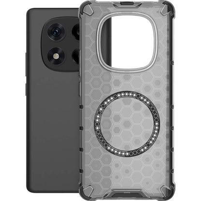 Custodia MagSafe per Xiaomi Redmi Note 14 Pro 4G, Techsuit, HoneyComb Shield, Nera