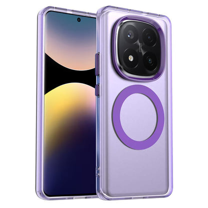 Custodia MagSafe per Xiaomi Redmi Note 14 Pro+ 5G, Techsuit, CandyCase, Viola