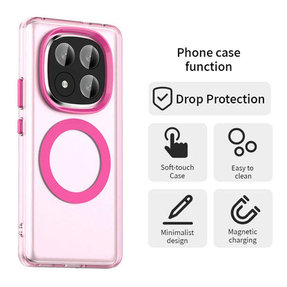 MagSafe Case for Xiaomi Redmi Note 14 Pro+ 5G, Techsuit, CandyCase, Pink
