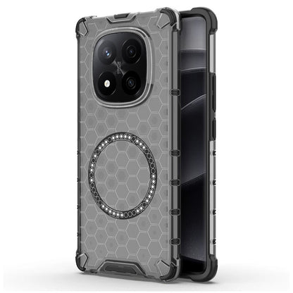 Custodia MagSafe per Xiaomi Redmi Note 14 Pro+ 5G, Techsuit, HoneyComb Shield, Nera