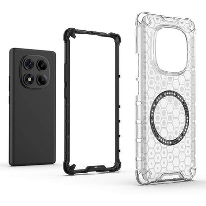 Custodia MagSafe per Xiaomi Redmi Note 14 Pro+ 5G, Techsuit, HoneyComb Shield, Nera