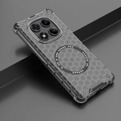 Custodia MagSafe per Xiaomi Redmi Note 14 Pro+ 5G, Techsuit, HoneyComb Shield, Nera