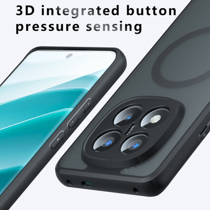 Custodia MagSafe per Xiaomi Redmi Note 14 Pro+ 5G, Techsuit, PureFrost, Nera