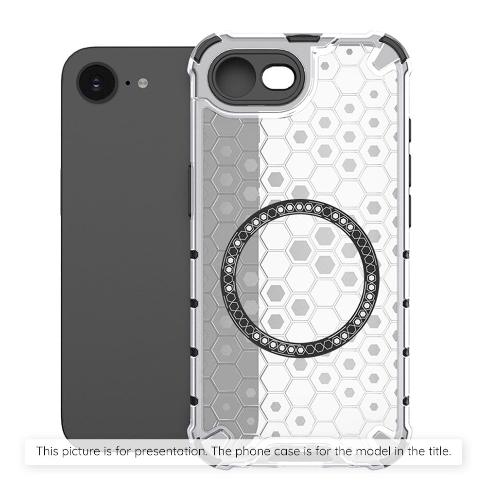 MagSafe Case for Xiaomi Redmi Note 14S, Techsuit, HoneyComb Shield, White