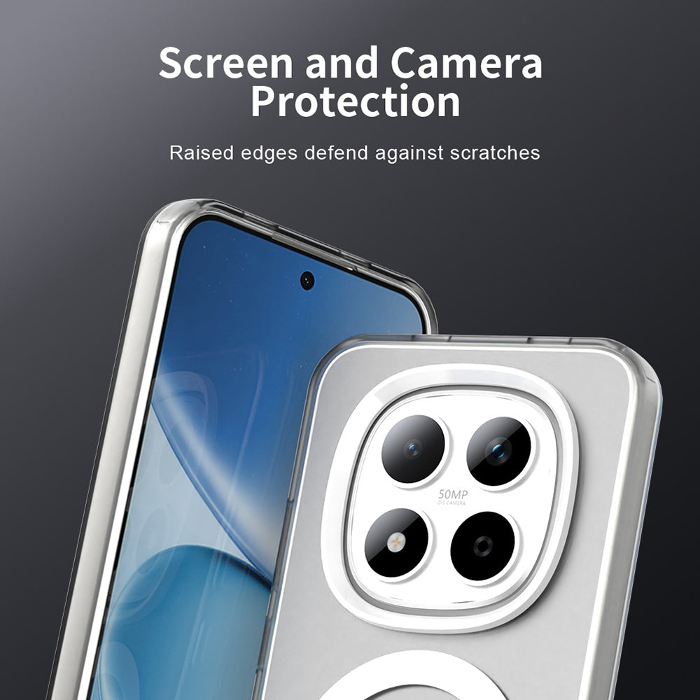 Custodia MagSafe per Xiaomi Redmi Note 15 Pro 5G, Techsuit, CandyCase, Bianca